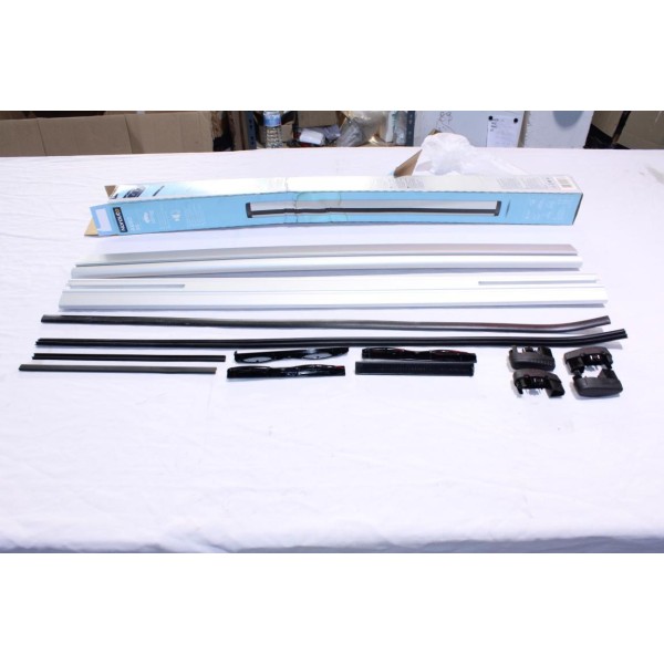 Jeu 2 barres de toit aluminium t108cm de long Norauto Aero 3S 5554793001 capacité 100Kg 