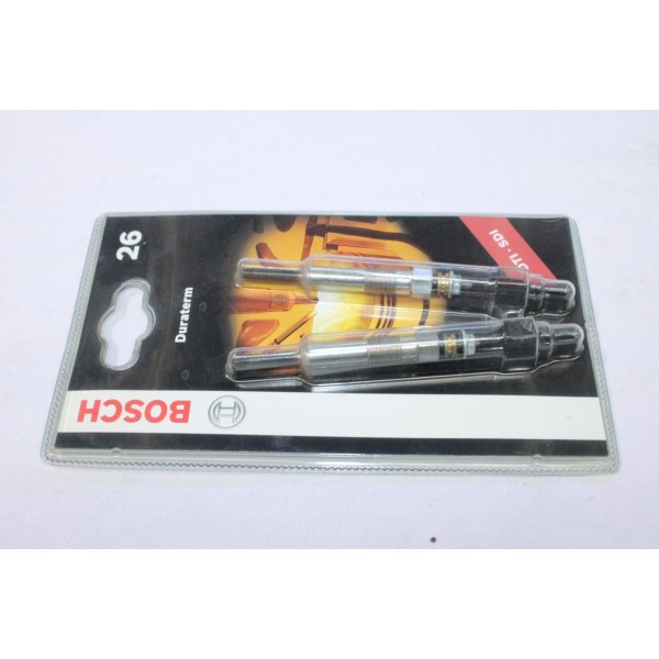 Lot 2 bougies de préchauffe Bosch N°26 0250202909 pour honda accord land rover freelander renault espace 3 III laguna 1 megane 