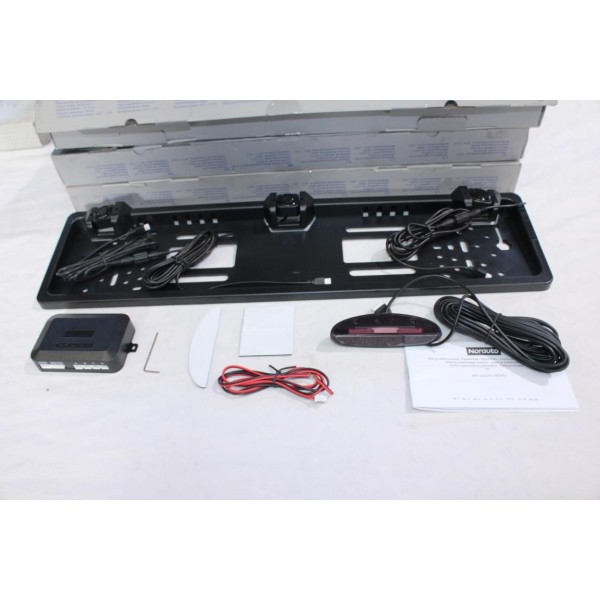 Support de plaque immatriculation avec capteurs de détection obstacles Norauto 2221275 NO3012 