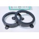 Jeu 2 supports entretoise fixation enceinte haut parleur 130mm Phonocar 03930 pour renault clio 4 IV partir de 2013 megane 3 