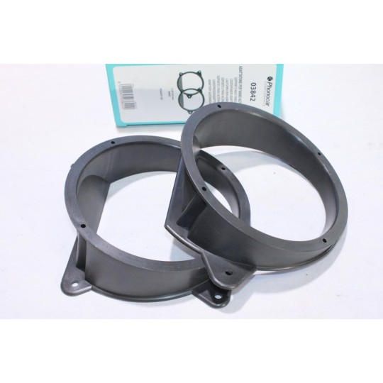 Jeu 2 supports entretoise fixation enceinte haut parleur 165mm Phonocar 03842 pour citroen C1 C4 picasso cactus aircross 