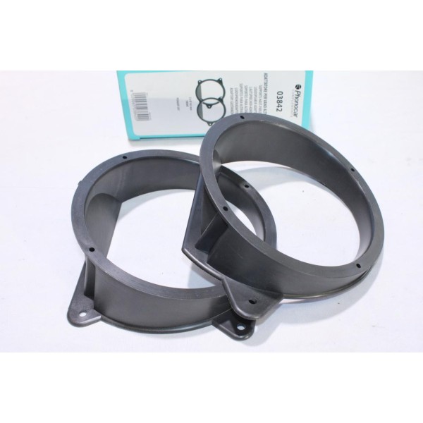 Jeu 2 supports entretoise fixation enceinte haut parleur 165mm Phonocar 03842 pour citroen C1 C4 picasso cactus aircross 
