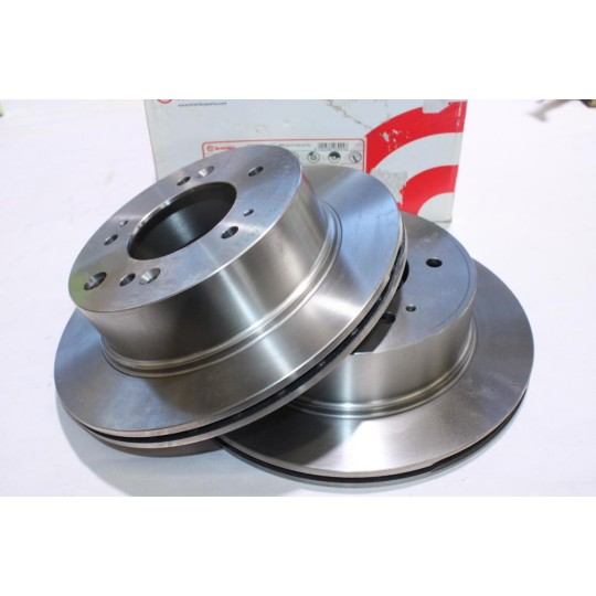 Jeu 2 disques de frein arriere ventilé 315mm diametre Brembo 09.B409.10 pour kia sorento JC 