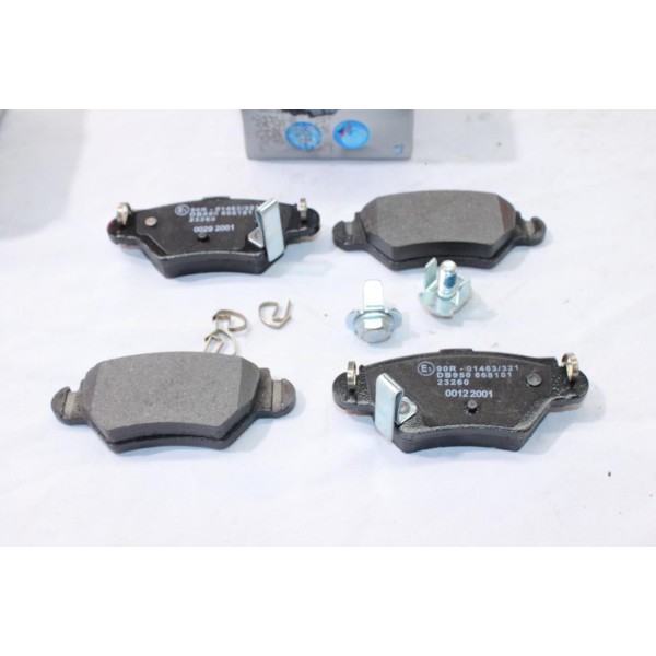 Jeu 4 plaquettes de frein arriere montage bosch Norauto NRP1294 pour opel astra  F G zafira A corsa C combo C 