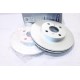 Lot 2 disques de frein avant ventilé diametre 255mm Norauto ND2040 pour toyota yaris P1 P2 verso MR2 W30 echo 