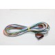 Cable faisceau electriqe special cabasse ISO male ISO femelle 4HP 2m 2 metres Silim 5725L2 pour renault clio 3 III laguna de 