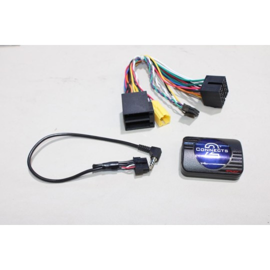 Interface boitier commande au volant poste radio autoradio pioneer Connects2 SWRE05PI + CTPIONEERLEAD pour renault de 2005 à 