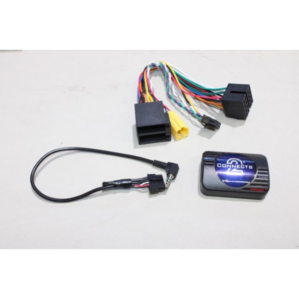 Interface boitier commande au volant poste radio autoradio pioneer Connects2 SWRE05PI + CTPIONEERLEAD pour renault de 2005 à 