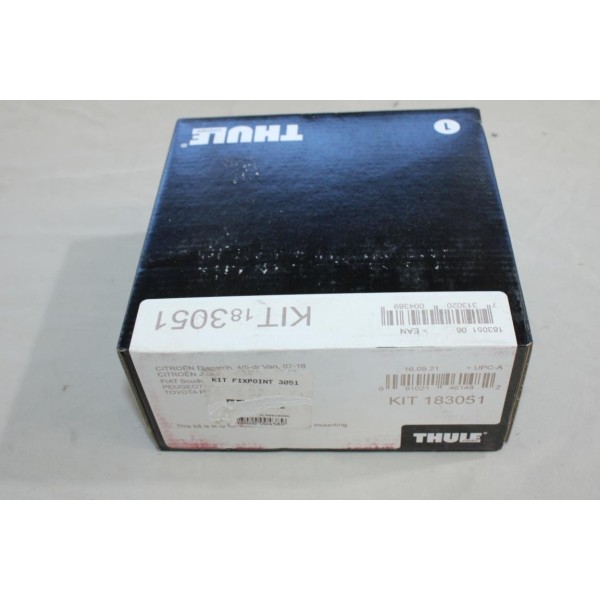 Kit pieds fixation barres de toit KIT 183051 Thule KIT183051 pour citroen jumpy 2 II fiat scudo 2 II peugeot expert 2 II toyota 