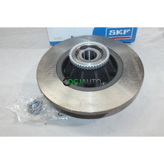 1 Disque de frein arriere plein 280mm diametre avec roulement de roue SKF VKBD1013 pour renault trafic 2 II opel vivaro A