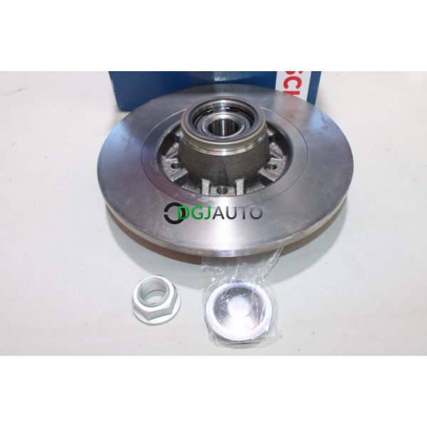 1 Disque de frein arriere plein 274mm diametre avec roulement de roue Bosch BD2775 0986479F30 pour renault kangoo 2 II