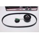 Kit courroie accessoire pack galet + courroie 4PK745 Gates K014PK745 pour renault twingo 2 II 1.2 essence