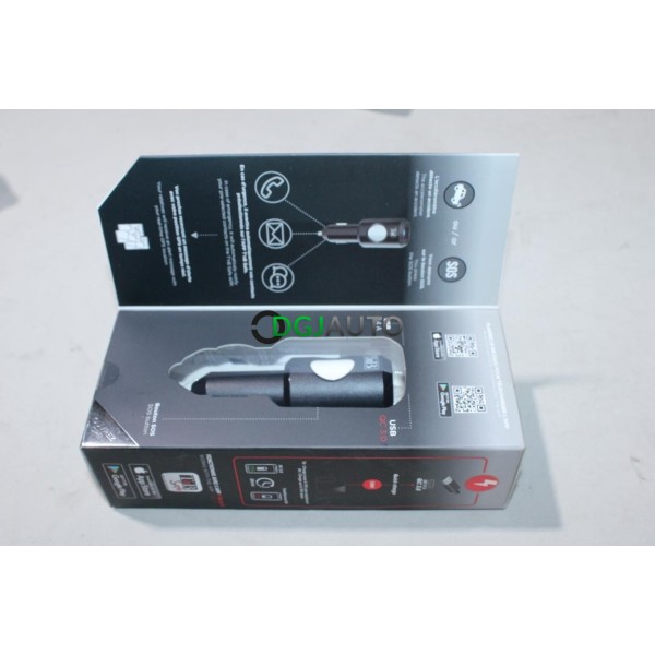 Chargeur prise allume cigare 2x USB 2.4A TNB CACSAFE avec système appel urgence