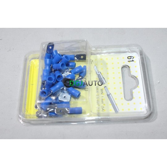 Blister 40 cosses connecteur electrique à sertir 1-2.5mm² Norauto 61