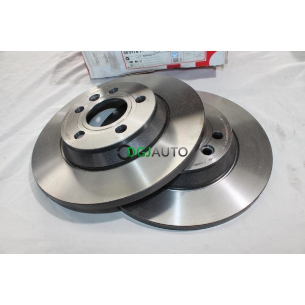 Jeu 2 disques de frein arriere plein 294mm diametre Brembo 08.9176.11 pour ford galaxy seat alhambra volkswagen sharan