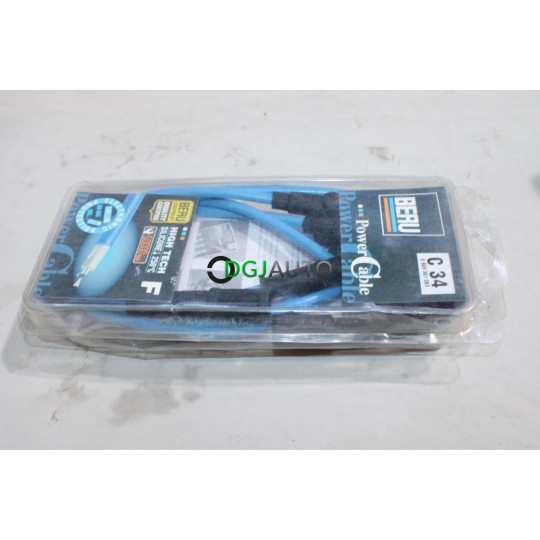 Jeu cable faisceau fils allumage bougie Beru C34 0900301083 pour fiat cinquecento seicento punto 1 2 II strada panda 2 II