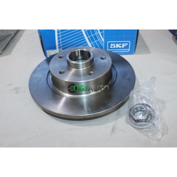 1 Disque de frein arriere plein 274mm diametre avec roulement de roue SKF VKBD1028 pour renault scenic 3 III fluence