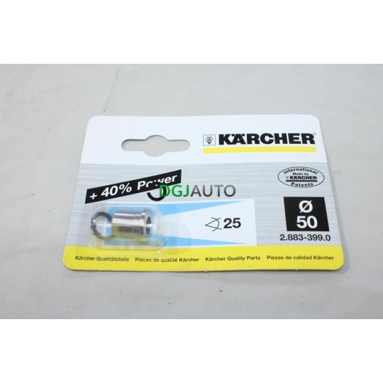 Buse de puissance 50 +40% puissance 25° Karcher 2.883-399.0 pour nettoyeur haute pression karcher