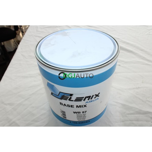 Pot 3 litres 3L base mix aqua rouge vif Selemix WB57 1.195.5357/E3 peinture