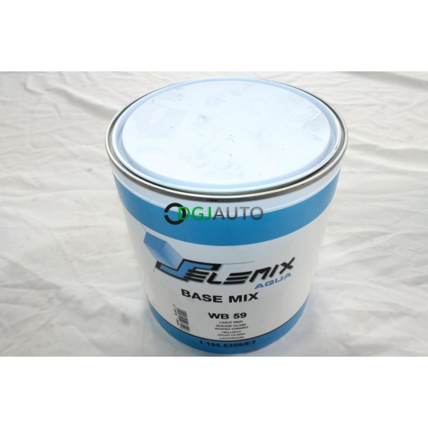 Pot 3 litres 3L base mix aqua rouge clair Selemix WB59 1.195.5359/E3 peinture
