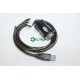 Cable adaptateur USB convertisseur D9 male Lindy 178054683 42855