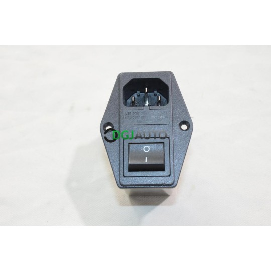 Bloc branchement prise secteur avec interrupteur JCA 178095449 pour analyseur gaz echappement