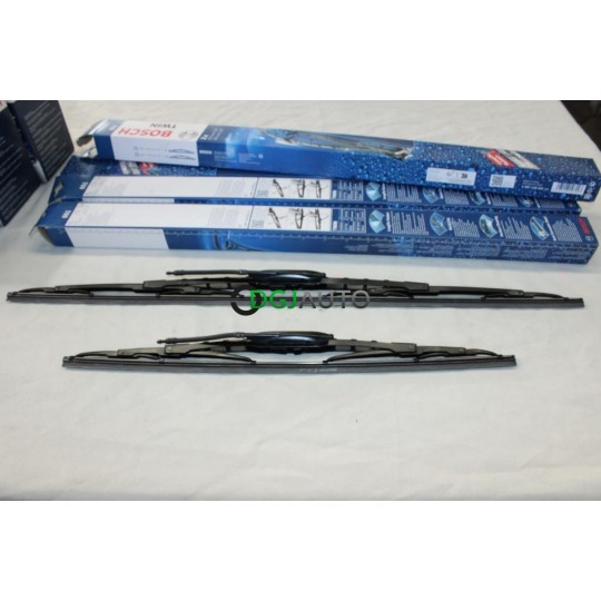 Jeu 2 balais essuie glace 650MM + 450MM avec gicleurs Bosch 651 3397118321 pour renault espace 3 III avantime