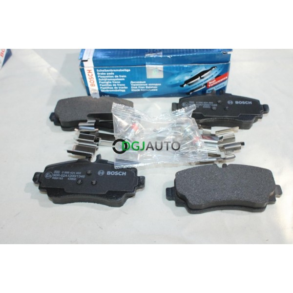 Jeu 4 plaquettes de frein avant montage girling Bosch BP238 0986424469 pour mercedes classe A vaneo W168 W414