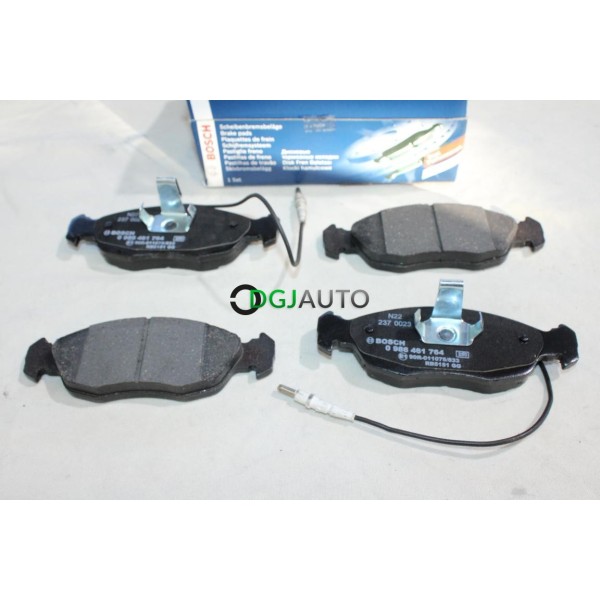 Jeu 4 plaquettes de frein avant montage teves Bosch BP612 0986461764 pour peugeot 306