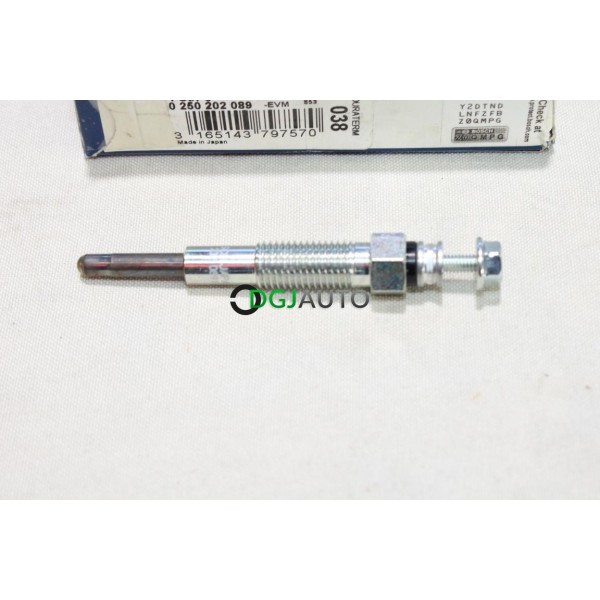 Lot 2 bougies de préchauffe Bosch N°038 0250202089 pour ford ranger 2 II kia sportage besta pregio retona K2700 bongo mazda 626