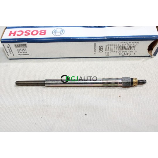 Jeu 2 bougies préchauffe Bosch 059 0250204001 pour citroen C2 C3 C5 berlingo xsara dont picasso ford fiesta 5 V fusion focus 2