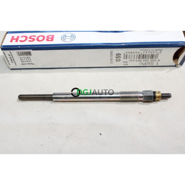 Jeu 2 bougies préchauffe Bosch 059 0250204001 pour citroen C2 C3 C5 berlingo xsara dont picasso ford fiesta 5 V fusion focus 2