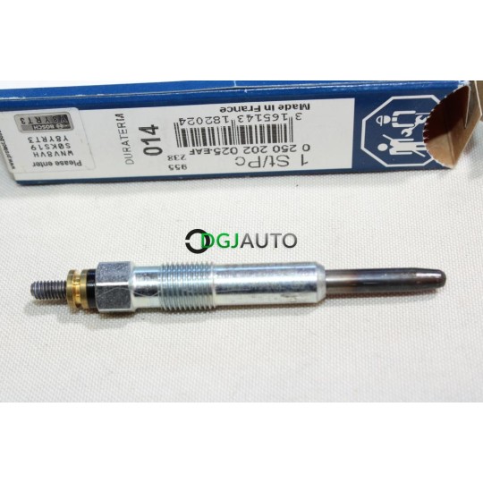 1 Bougie de préchauffe Bosch N°014 0250202025 pour renault espace 3 III laguna 1 I megane 1 I safrane rover 25 45 220 420 620
