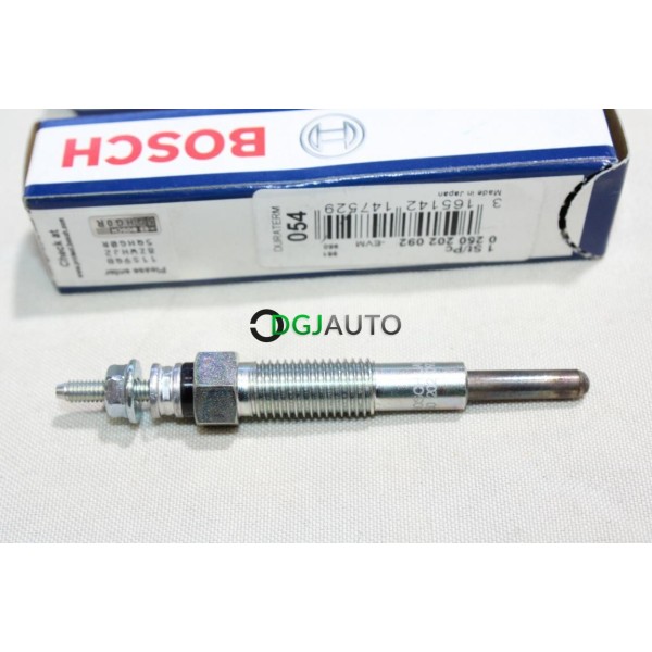 Lot 3 bougies prechauffe Bosch N°054 0250202092 pour mitsubishi pajero 2 3 II III L200 L300 2.5TD 2.5TDI 2.5 TD TDI diesel pour