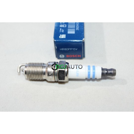 Jeu 4 bougies allumage platinum Bosch HR8DPP15V 0242229652 pour ford mondeo 1 2 3 I II III cougar maverick fiesta 5 V C-max