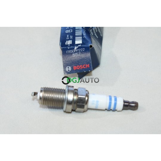 Jeu 4 bougies allumage platinum Bosch FR5DPP222 8157 0242245558 pour alfa romeo 164 spider ford galaxy 1 transit 4 IV honda