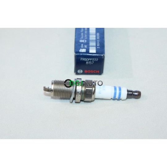 Lot 2 bougies allumage platinum Bosch FR5DPP222 8157 0242245558 pour alfa romeo 164 spider ford galaxy 1 transit 4 IV honda