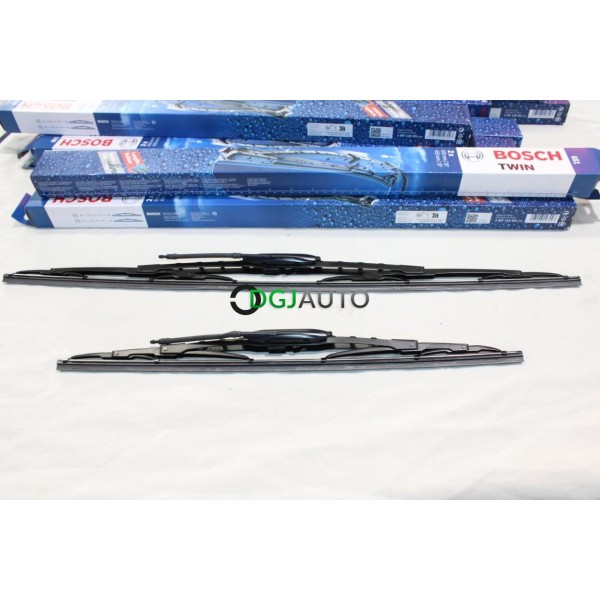 Jeu 2 balais essuie glace 650mm + 450mm avec gicleurs Bosch N°651 3397118321 pour renault espace 3 III avantime