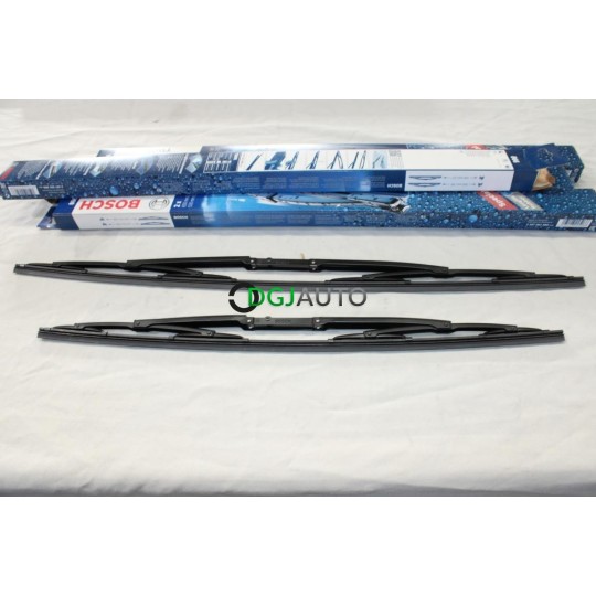 Lot 2 balais essuie glace twin 650mm + 530mm Bosch 866 3397001866 pour peugeot 607