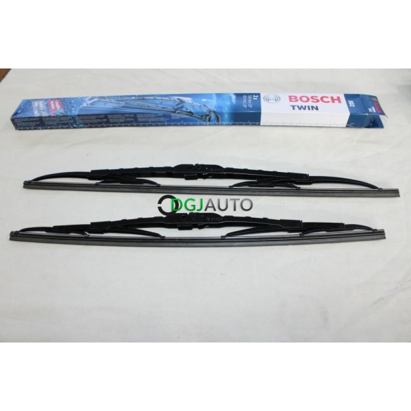 Jeu 2 balais essuie glace twin 500MM + 450MM Bosch 502 3397118563 pour citroen saxo daewoo musso honda civic CRX accord prelude