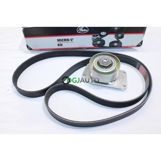 Kit courroie accessoire 6PK1453 + galet Gates K016PK1453 pour xsara dont picasso berlingo 1 peugeot 206 partner 1.1 1.4 1.6