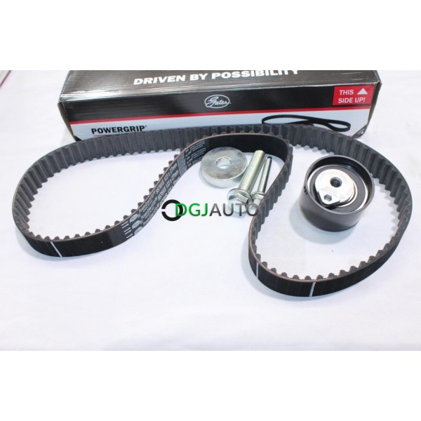 Kit distribution courroie + galet tendeur Gates K025578XS pour renault kangoo 1 2 I II clio 2 3 4 II III IV megane 2 3 II III