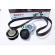 Kit courroie accessoire 6PK1130 + galets tendeur + enrouleur Gates K056PK1130 pour renault clio 2 3 4 II III IV kangoo 1 2 I II