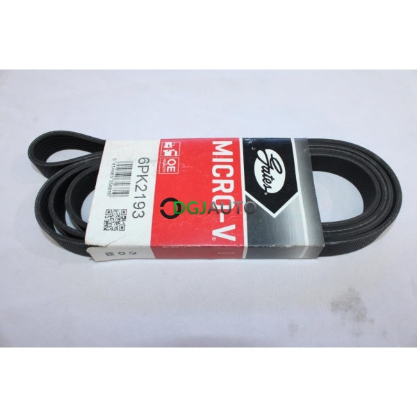 Courroie accessoire Gates 6PK2193 pour chevrolet alero malibu ford ka jaguar XF XJ F-pace XE jeep cherokee grand cherokee