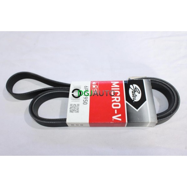 Courroie accessoire micro-V Gates 6PK1950 pour chevrolet lumina ford scorpio 1 I sierra 2 II mercedes 190 W201 renault espace 3