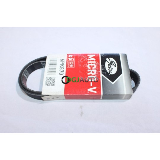 Courroie accessoire Gates 6PK870 pour audi Q7 Q8 bentley bentayga citroen jumper fiat ducato mini one cooper opel movano A