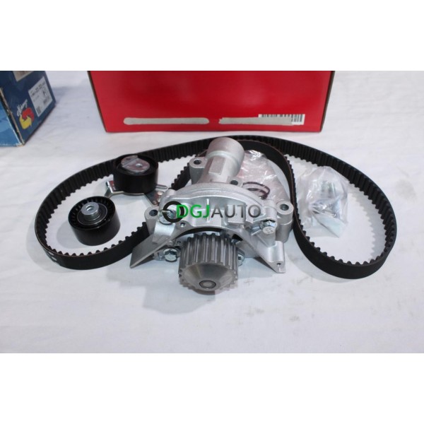 Kit distribution courroie + galet tendeur + galet enrouleur + pompe à eau Gates KP15528XS pour citroen evasion jumpy 1 xsara