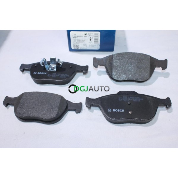 Jeu 4 plaquettes de frein avant montage teves Bosch BP414 0986424701 pour ford focus 1 I tourneo transit connect fiesta 5 V