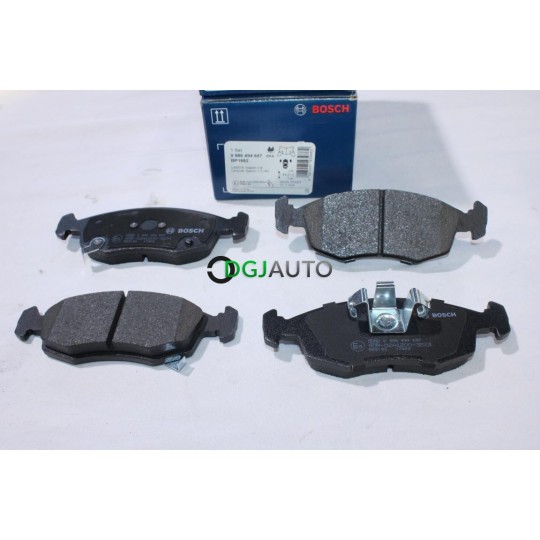 Jeu 4 plaquettes de frein avant montage teves Bosch BP1682 0986494687 pour fiat 500 panda 3 III lancia ypsilon