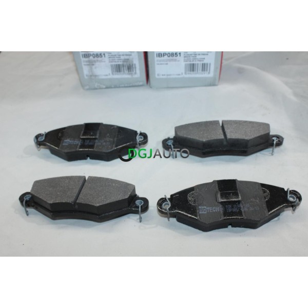 Jeu 4 plaquettes de frein avant montage bosch Isotech IBP0851 pour citroen xsara peugeot 206